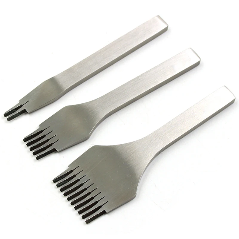 

2.7Mm Size Punch Splicing Punching Tool Claw, Manual Steel Punching Process Splicing Leather Tool Pile Sculpture 3Pcs (2 + 5 +