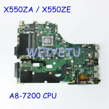 

X550ZA A8-7200 CPU Motherboard For ASUS X550ZA X550Z X550 K550Z X555Z VM590Z X550ZE Laptop Mainboard REV 2.2/2.1 100% Tested