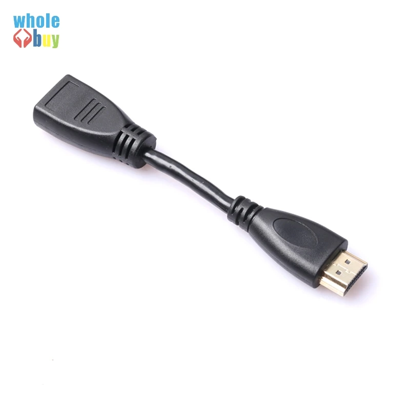 HDMI штекер-f-удлинитель кабель короткий и удобный огонь ТВ-Стик, Roku Stick подключение к телевизору 100 шт./партия