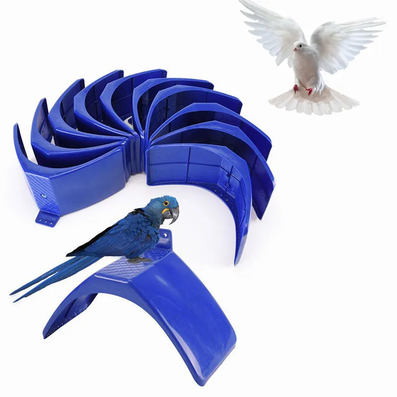 

10pcs Dove Rest Stand Pigeon Stand Frame Dwelling Supplies Frame Perches Birds Roost Set 20*10*13.5cm