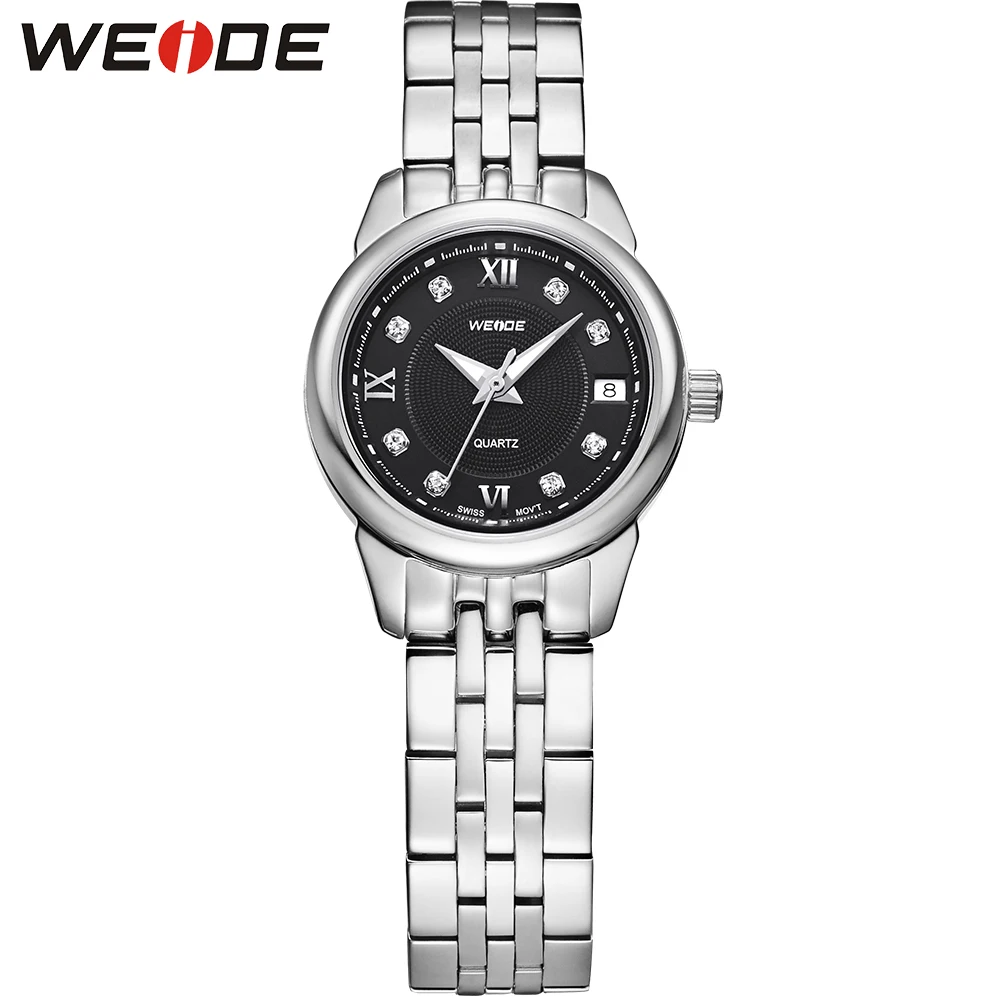 WEIDE Relogio Feminino Luxury Brand Women Dress Watches New Fashion Analog Quartz Movement Wristwatches Gift For Ladies