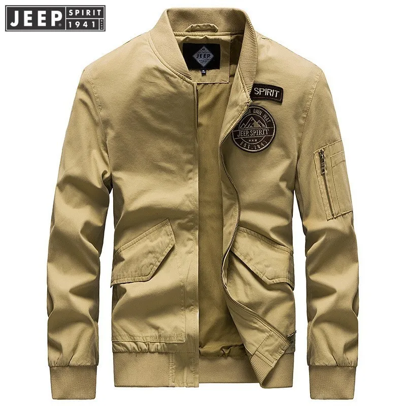 JEEP SPIRIT 2018 Autumn Spring Cargo Jackets Coat Man