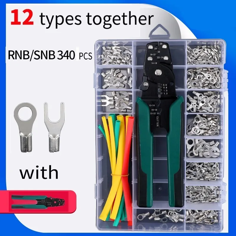Round Cold Pressure Copper Wire Nose Connection Head Terminal Crimp Connector Ear Line Naked Suit | Обустройство дома