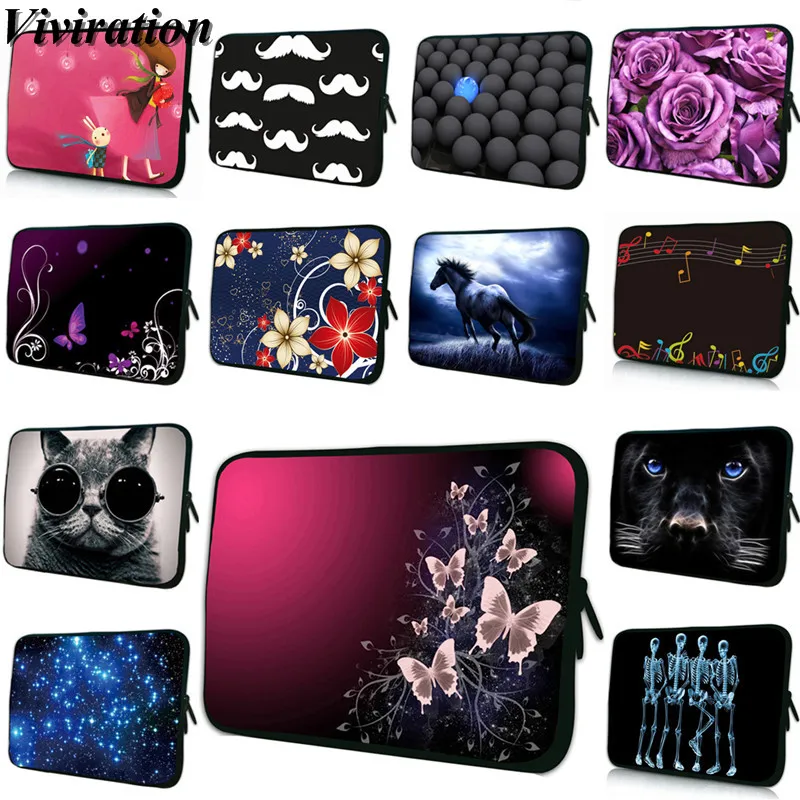 

Zipper Pouch 7 Inch Netbook Bag For Samsung Galaxy Tab 8.0 T350 Women Girls Prints Tablet 8 Inch Case Cover 7.9/7.7 Neoprene Bag