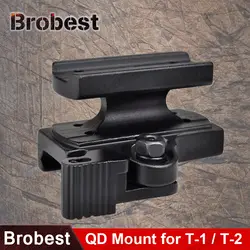 Brobest Тактический QD Крепление для T1/T-1 в красный горошек и целевой TR02/T2/T-2 Red Dot (коричневый) LT751