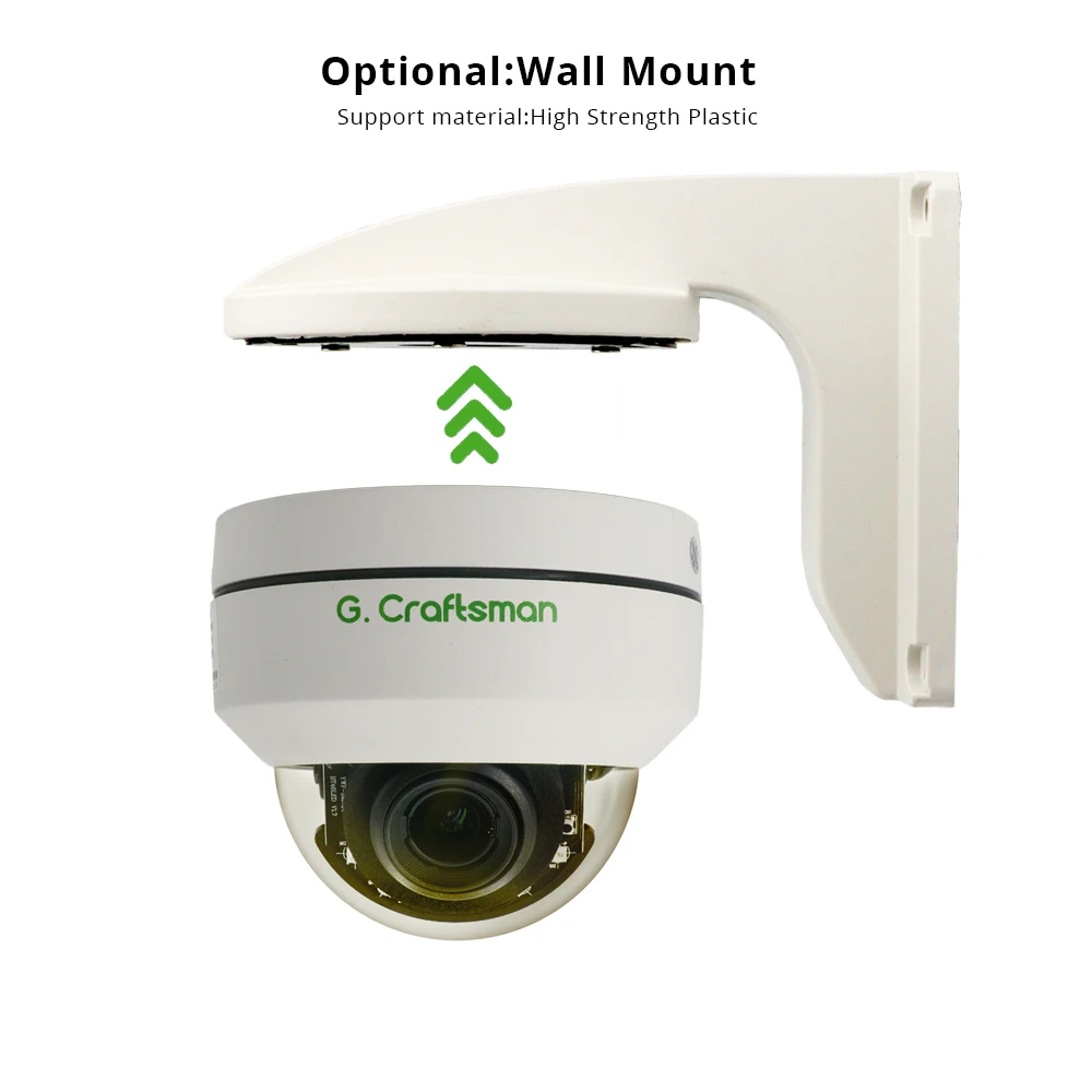  5MP POE Mini PTZ IP Camera Dome H.265 Indoor 2.8-12mm 4X Optical Zoom IR 45M P2P CCTV Security Onvi