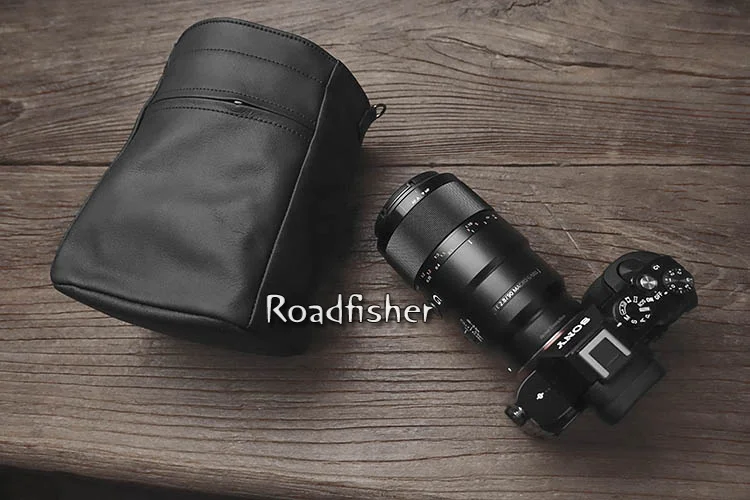 Leather camera pouch 10