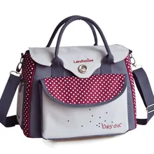 Bag For Baby Strollers Diaper/Nappy Mummy Travel Care bag Dot Maternity Expectant Pregnant Bag Women Messenger Shoulder Ladies