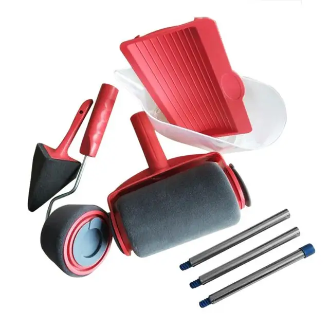 2 3 5 8 9 sztuk Paint Runner Pro Roller Brush szczotka uchwyt Office Room malowanie ścian dom ogród narzędzie zestaw do Wall Dropshipping tanie tanio 2 3 5 8 9 sztuk Paint Runner Pro Roller Brush szczotka uchwyt Office Room malowanie ścian dom ogród narzędzie zestaw do Wall Dropshipping tanie tanio