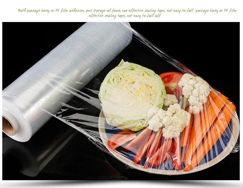 1 Pe,Fresh keeping filmplastic wrap,fruit,Fresh,vegetables,food,Stretch film,kitchen,High viscosity,Freezicial,Hotel,Slimming,Beauty,Packed fast food,dustproof,protection (7)