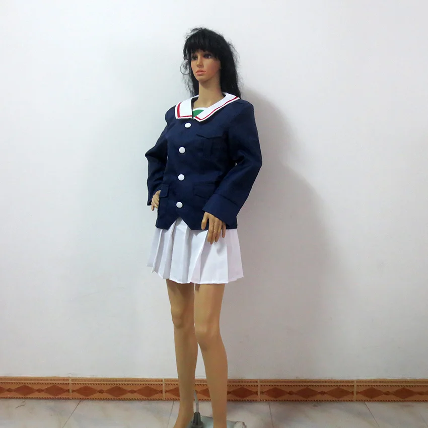 Для девочек унд панзер Yukari Akiyama Oarai префектура школьная форма для хеллоуина