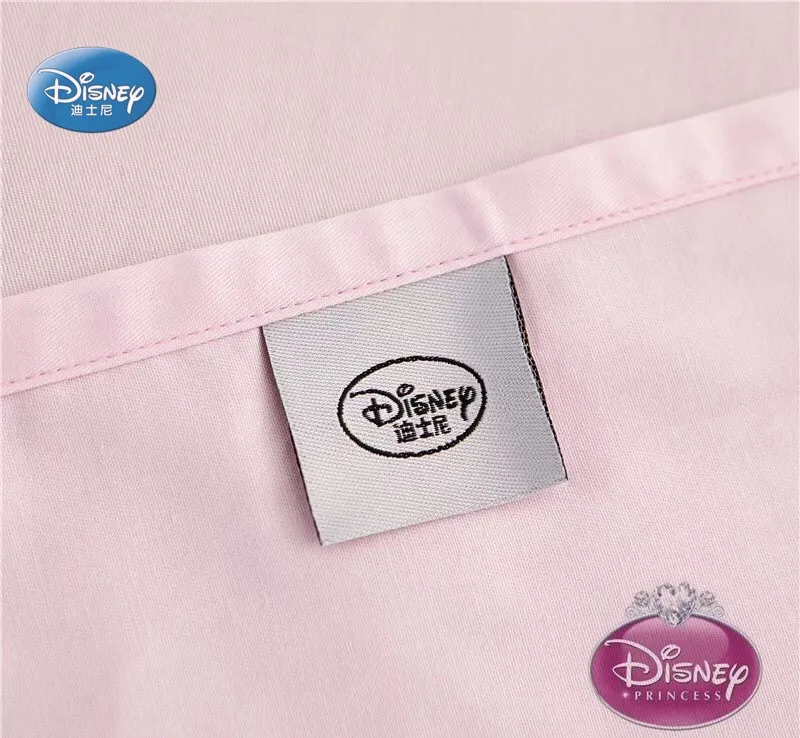 Disney светильник, Розовая Принцесса Рапунцель, Рапунцель, Микки Маус, подружка, женский подарочный комплект постельного белья, пододеяльник, наволочки