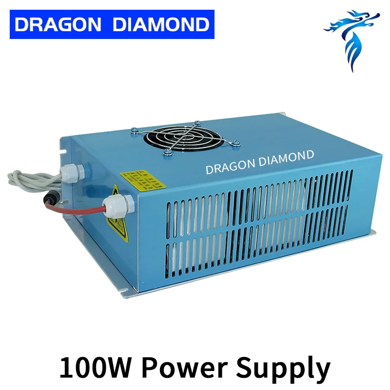 DY13 reci co2 power supply 100w for reci co2 laser tube w4 100w for co2 laser cutting machine