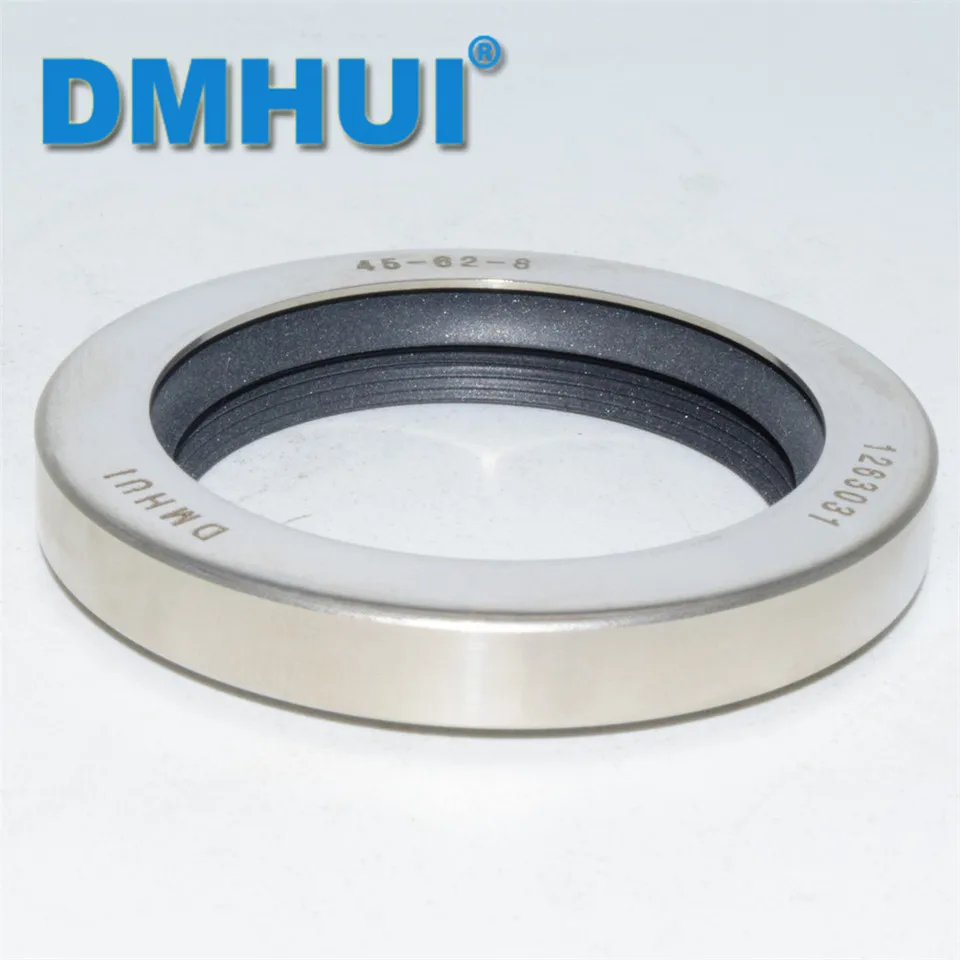 DMHUI роторный винтовой воздушный компрессор из нержавеющей стали PTFE сальники 45*62*8/45X62X8 Двойные Губы ISO 9001: 2008 45*62*8 мм
