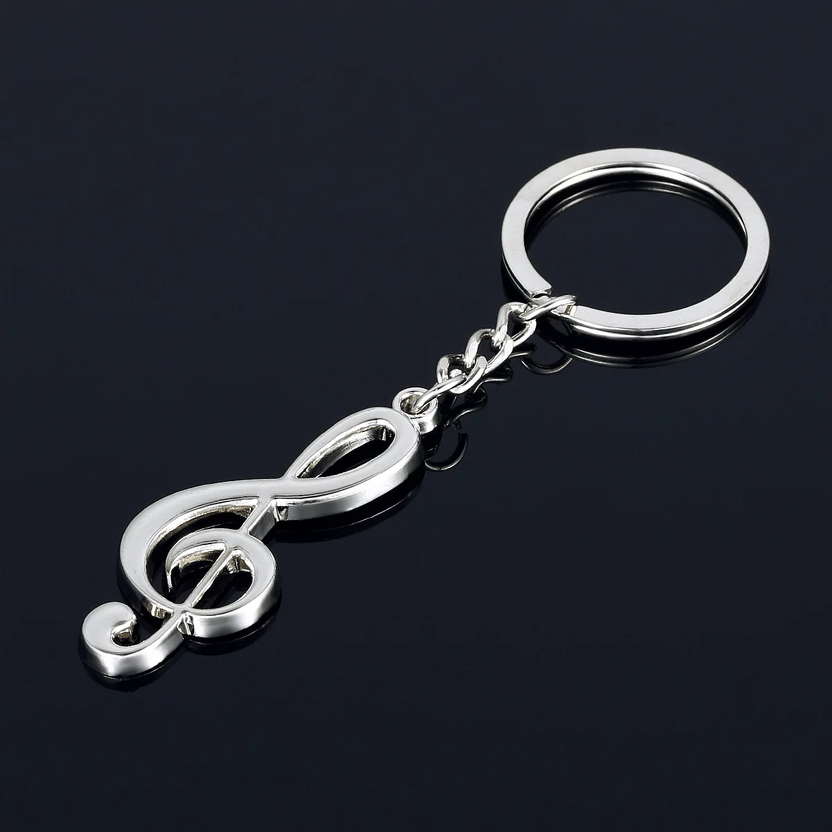 Creative Gift Personality Note Keychain Fashion Simple Metal Music Notation For Keys Men Car Women Bag Accessories | Украшения и