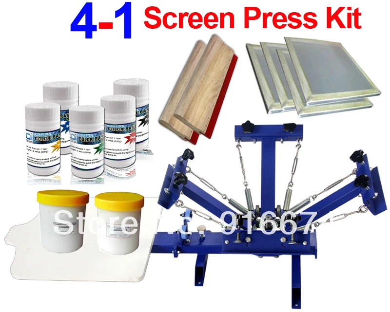 HDT1000 Screen Printing Machine For T-Shirts Table Ink 