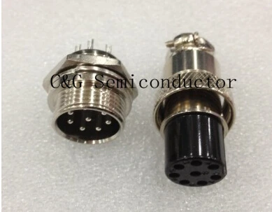 

1pair 8 Pin Male & Female Diameter 16mm Wire Panel Connector GX16 circular Socket Plug IC ( 2pin 3pin 4pin 5pin 6pin 7pin