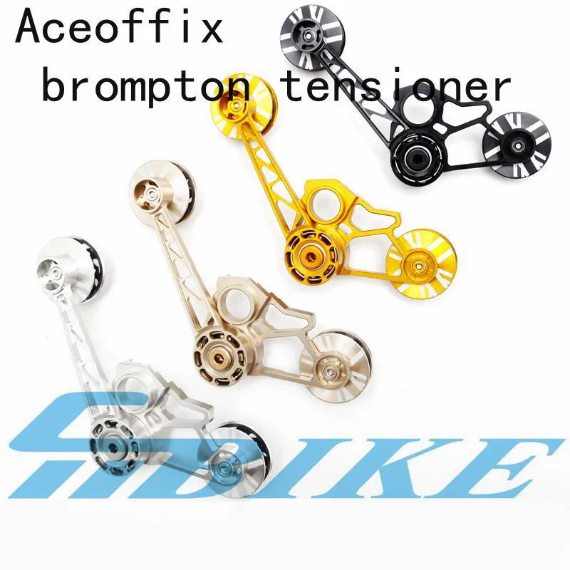 

BMX chain tensioner for folding brompton bicycle guide wheel 4 colors 123g birdy chainer for 1/2/3speed