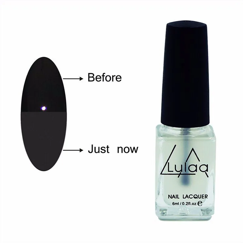 Lulaa 6 пилка для ногтей верхнее пальто волшебное супер матовое преображение матовое масло для ногтей блестящее масло для дизайна ногтей защита ногтей