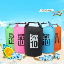 5L 10L Открытый путешествия Дрифтинг водонепроницаемый ультралегкий плот мешок сухие мешки для кемпинга коробка Пешие прогулки ПВХ водонепроницаемый рюкзак