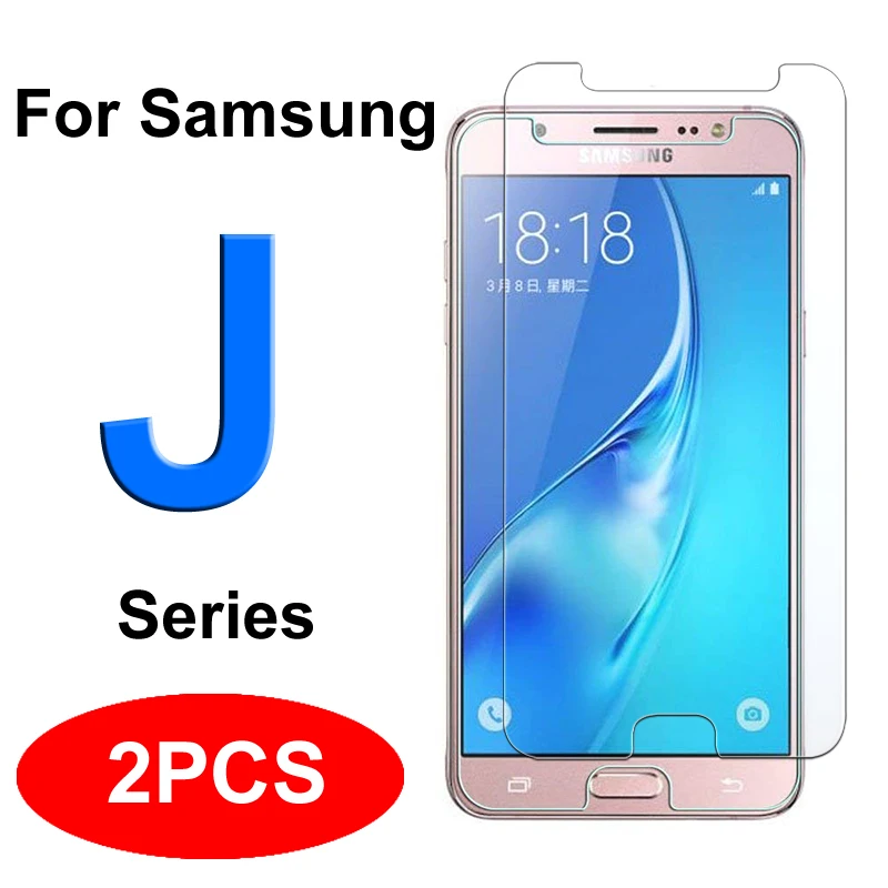 2PCS Protective glass on the for samsung galaxy j2 prime j3 j5 j7 pro j 2 5 7 2j sansung tempered gelaksi screenprotector