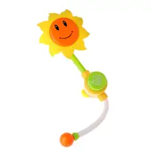 1 pcs Funny Baby Bath Toy Water Game Sunflower Shower Faucet Spray Water Swimming  Summer Bathing Tub Toys For Children