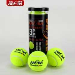 3 Шт./упак. Профессиональный Теннисный Мяч Супер Высокой Упругой 65 мм Диаметр PremiumTennis Ball Кинологический Ретривер Природы Резиновый Мяч