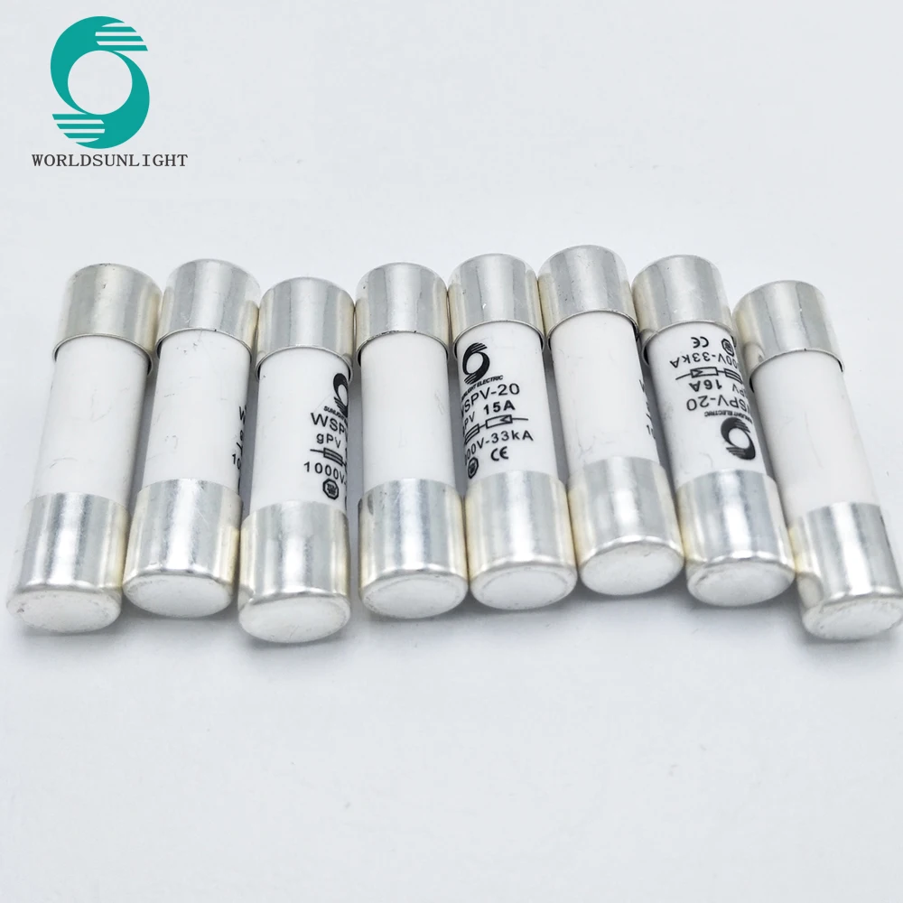 WSPV-25 1038 1000V DC 25A 33kA solar pv fuse