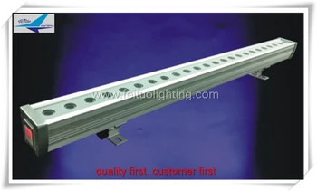 

(4lot/CASE)Dj lights led wall decoration with light effects 24pcs 3w ip65 rgb wall washer dmx flight case