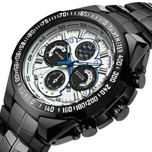 Luxury Brand Men Watches Stainless Steel Strap Luminous Hands Calendar 30M Waterproof Men's Wristwatch Fashion Male Quartz Watch Luxury Brand Men Watches Stainless Steel Strap Luminous Hands Calendar 30M Waterproof Men's Wristwatch Fashion Male Quartz Watch
