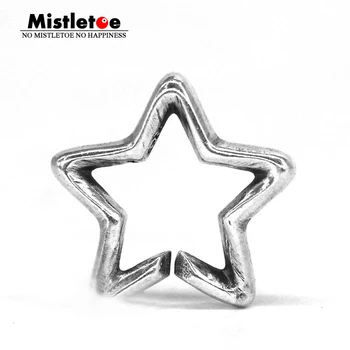 

Mistletoe Jewelry 925 Sterling Silver My star, single silver link X lock Fit European Troll Bracelet