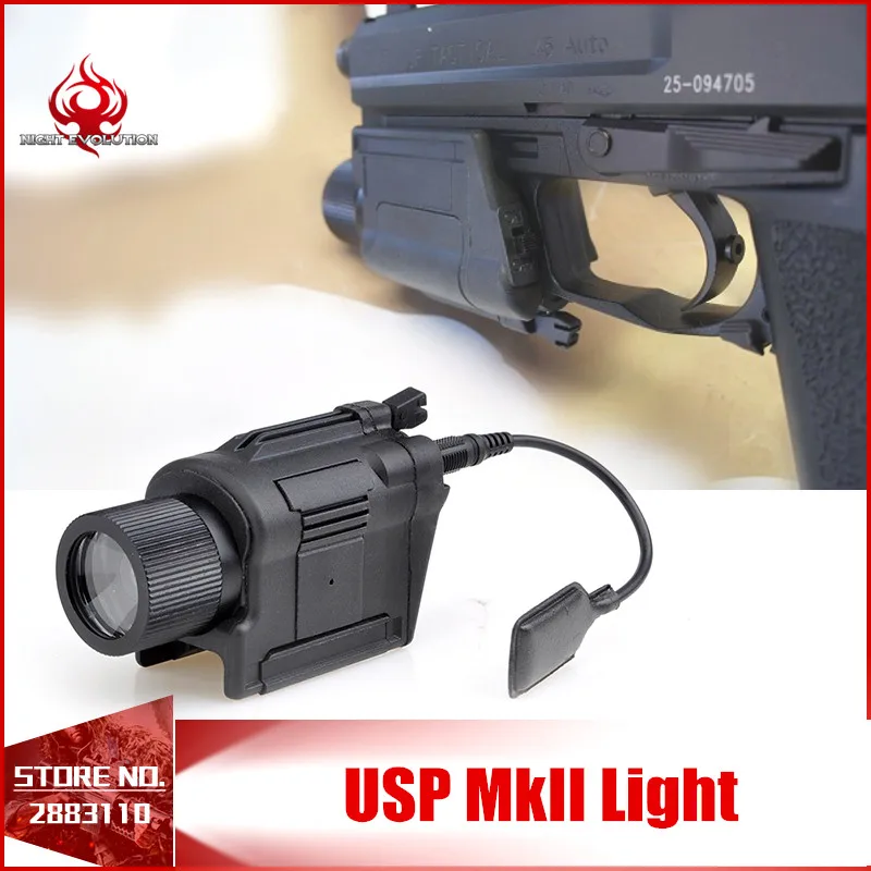 

Element Outdoor Hunting HK LED Light Mount USP Pistol Flashlight Tactical Military Streamlight for Airsoft HK USP NE01005
