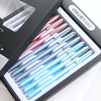 

0.5mm Brand Simple Metal Gel Pen For Business Writing Gift Office School Supplies Free Shipping