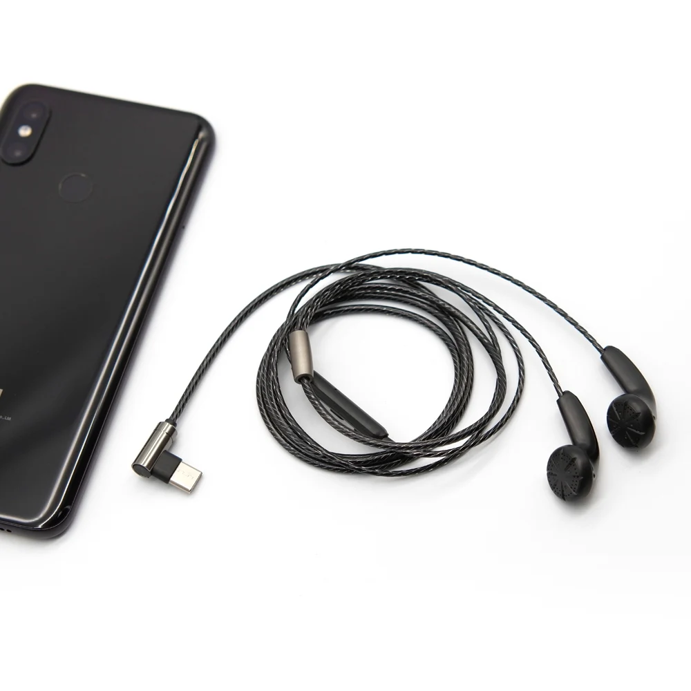 FAAEAL Iris 1 0 type c наушники для смартфонов с микрофоном Поддержка регулировки
