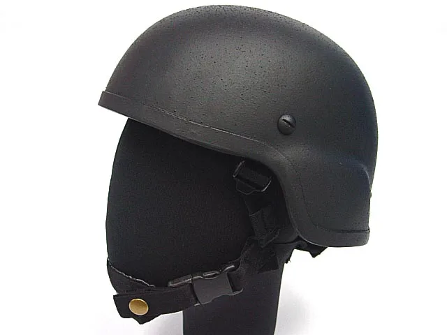 Mich 2000 тактическая, боевая, милитари базовый шлем для страйкбола Пейнтбол реквизит для фильмов Косплей - Цвет: Black