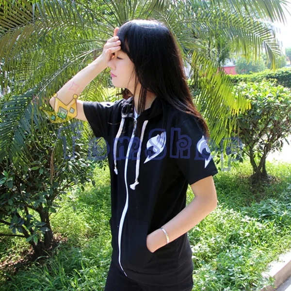 Fairy Tail Short Sleeve Hoodie-4