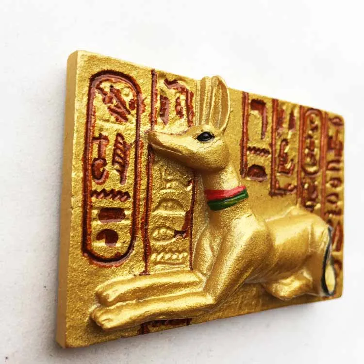 Египетская мифология Тотем собака Бог путешествия сувенир магнитный стикер холодильник наклейка