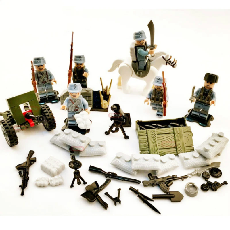 1 set Horseman war horse Military man's building blocks in World War II military legoesy star wars toys hobbies Jsuny 1 set Horseman war horse Military man's building blocks in World War II military legoesy star wars toys hobbies Jsuny