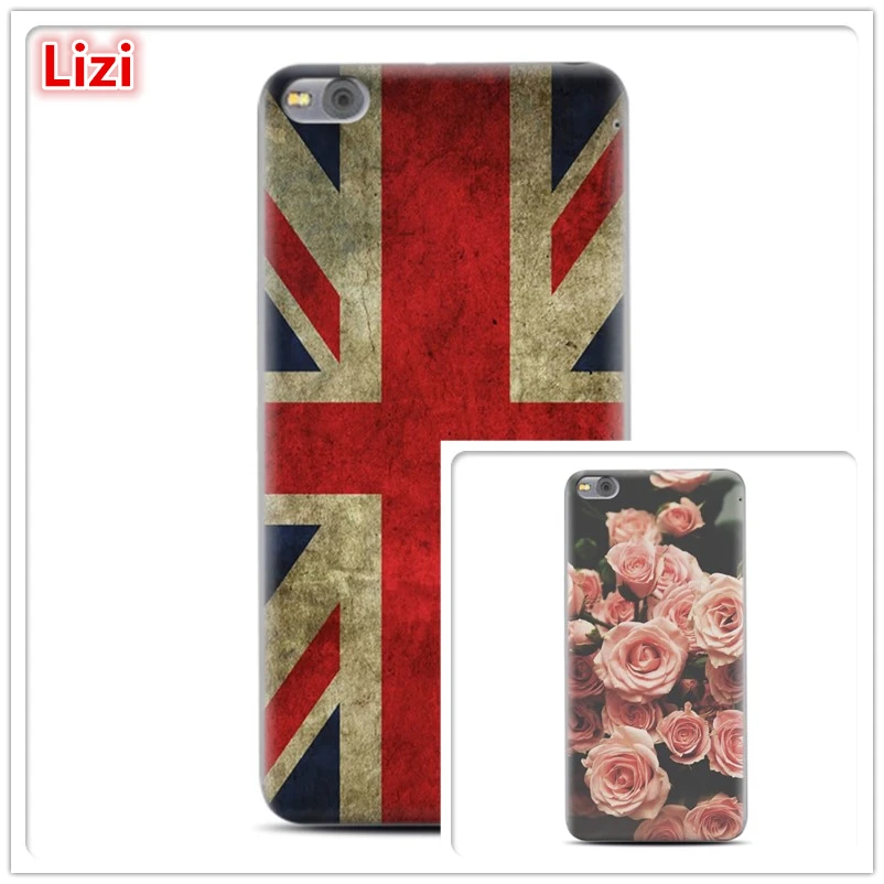 Crystal plastic Transparent Side Painting Flexible Hard Case For HTC One X9 Back Shell Covers Cases |