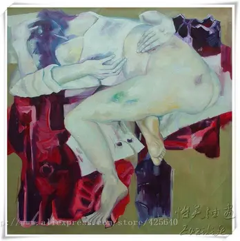 

Lovers nude oil painting Sexy wall art oil painting Nude women Oil painting on canvas hight Quality Hand-painted Painting