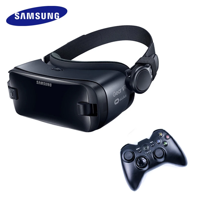 Gear VR 5,0 3D очки samsung VR 3D коробка для смартфонов samsung Galaxy S8+ Note7 Note 5 S7 S9 с контроллером Bluetooth - Цвет: GEAR VR5.0 C9