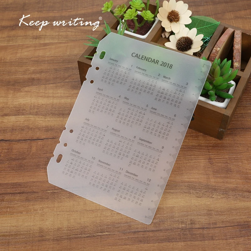 2018 A5/A6 6 Holes Notebook Index Page 1pcs/set Binder Inner Pages Category Office Planner Accessories organizer stationery | Канцтовары