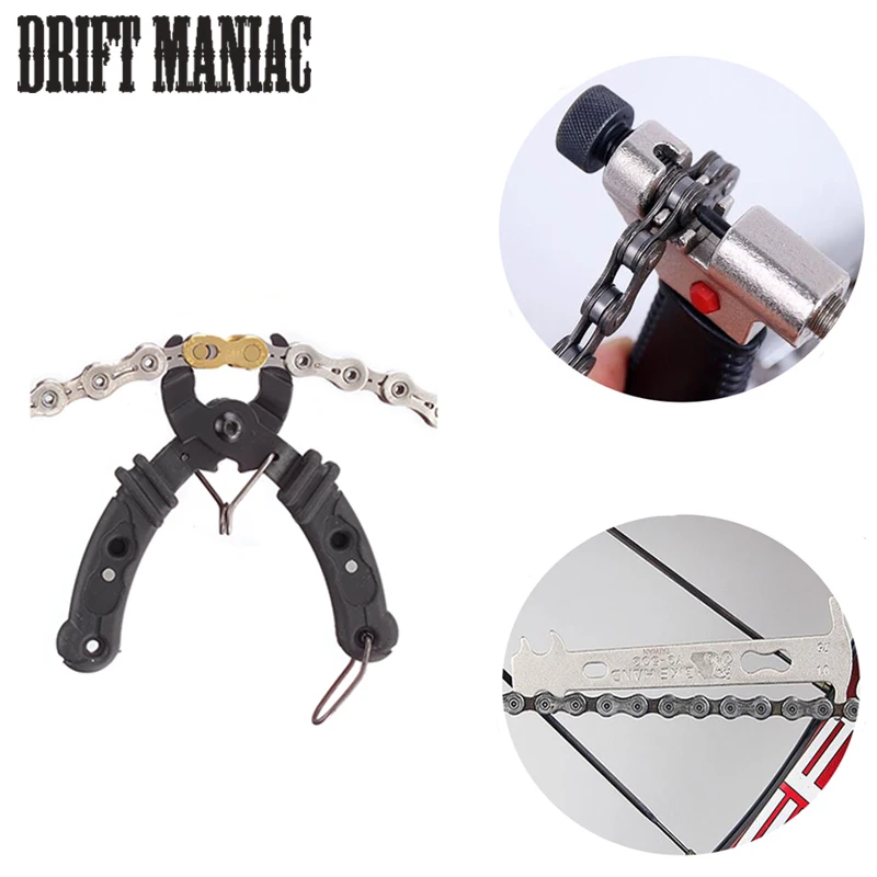 

Bicycle Chain Repair Tool Kits Mini Magic Master Link Plier & Chain Cutter & Bike Chain Checker MTB Road Bike