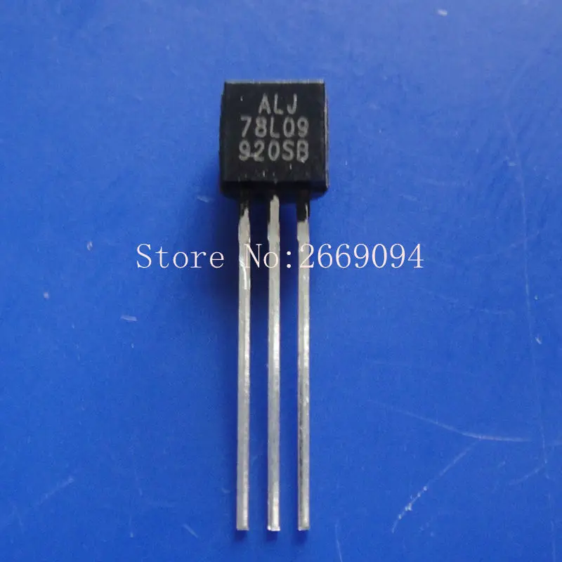 

100PCS WS78L09 78L09 TO92 TO92 100mA 9V Voltage Regulator