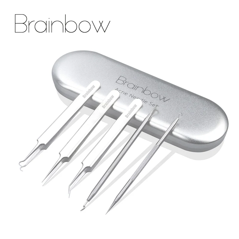 Brainbow 5 шт./кор. инструмент для удаления чёрных точек уход за кожей лица Уход Угри и