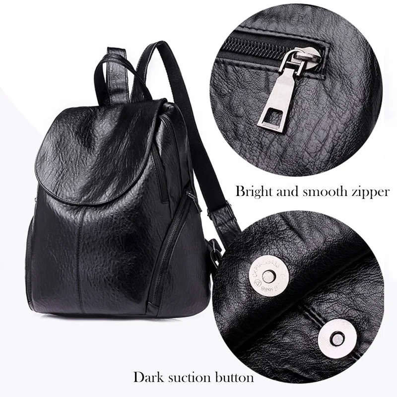 LITTHING рюкзак из искусственной кожи сумки через плечо Модные женские рюкзаки рюкзак для женщин Женский рюкзак женский Mochila