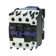 CJX2-32 380 V Катушка 50A din-рейка 3 P три полюса 1NO 1NC 24 V Контактор переменного тока