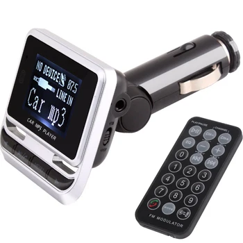 

Large Screen Display Bluetooth Remote Control Car MP3 Player Wireless FM Transmitter USB Charger Support TF Card