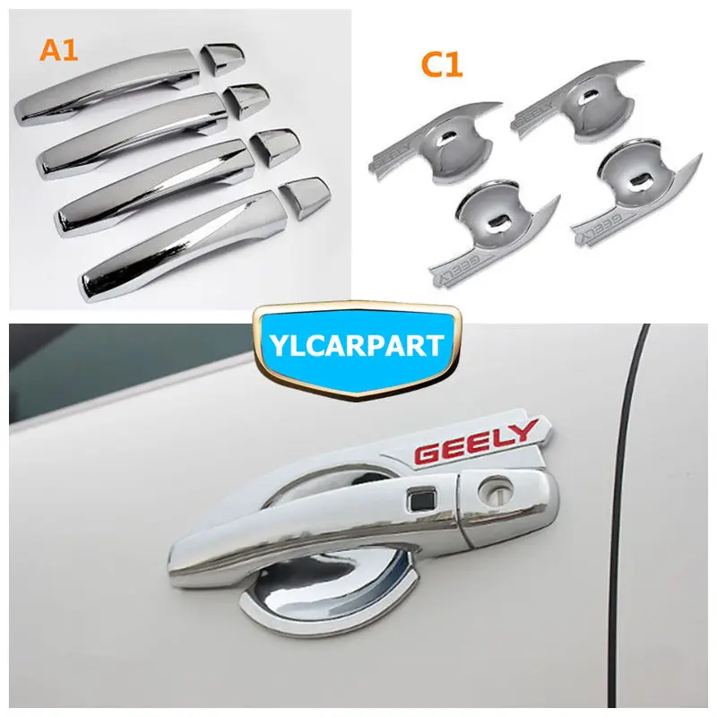  For Geely Emgrand X7 EmgrarandX7EX7 FC SUVVision X6NL4Car door bolwdoor handle cover