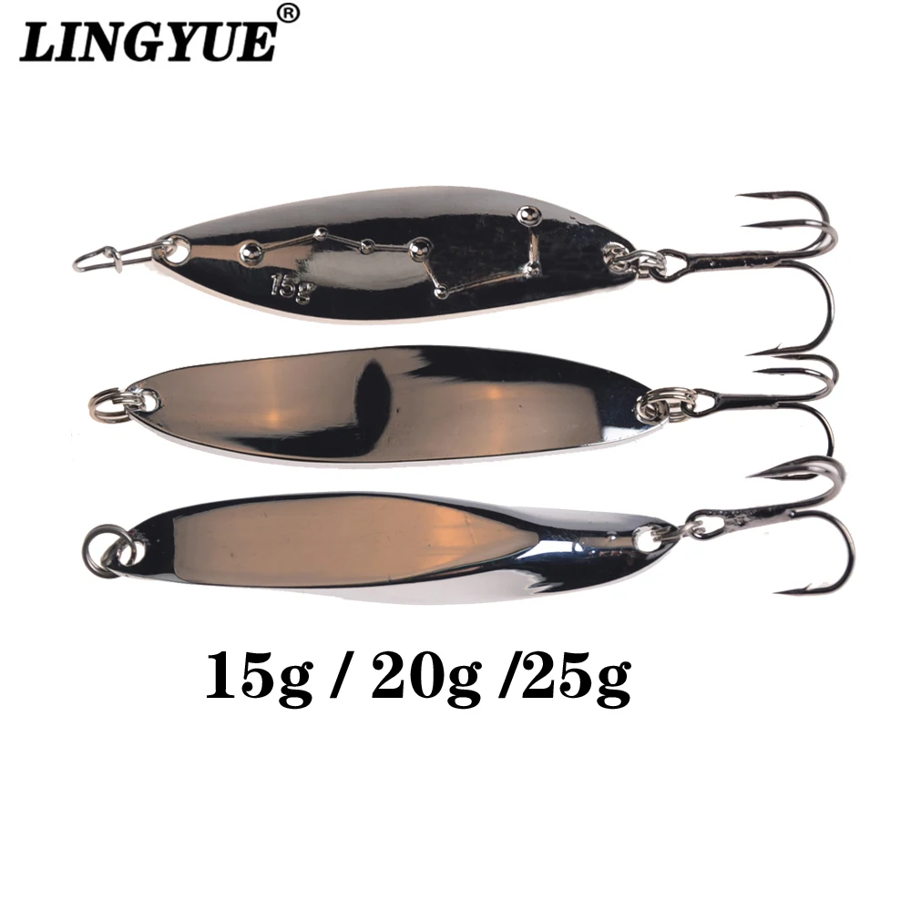 10g 15g 20g 25g الفضة الذهب الصيد إغراء ملعقة Mustad السنانير عالية الجودة سطح تصفيح جيدة ل المياه العذبة المياه المالحة الصيد